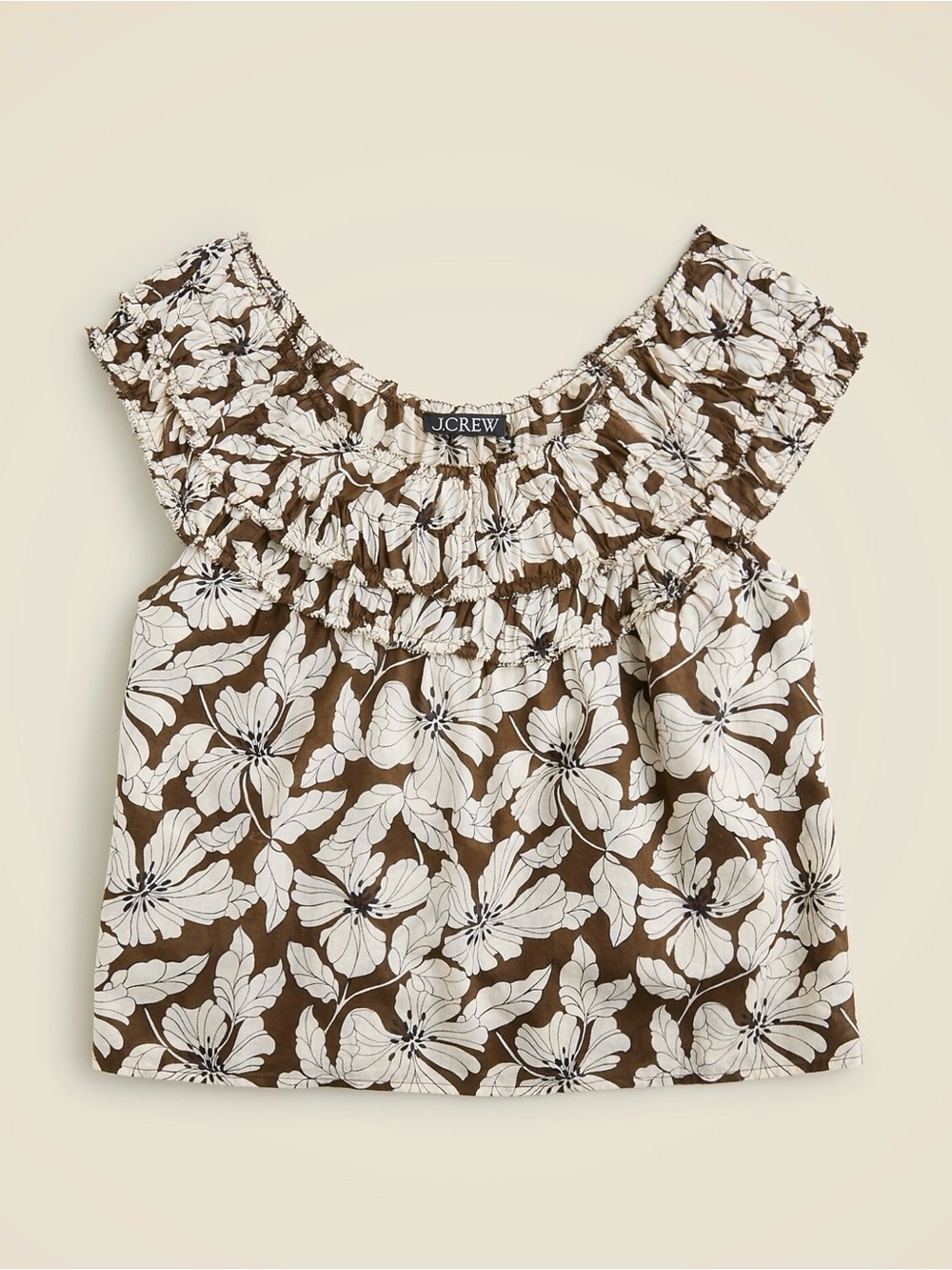 J. Crew Rosalie Floral Blouse, EUC